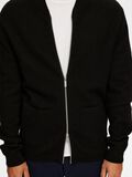 Selected MERINO WOOL CARDIGAN, Black, highres - 16091854_Black_006.jpg