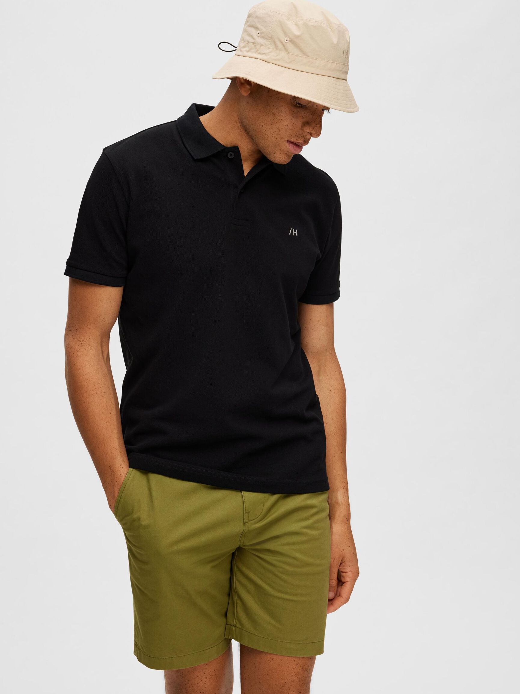 KLASSISK POLO, Black, highres