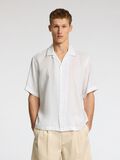 Selected 100% LINEN SHORT SLEEVED SHIRT, White, highres - 16096908_White_003.jpg