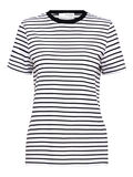 Selected GESTREIFTES T-SHIRT, Black, highres - 16089127_Black_1014529_001.jpg