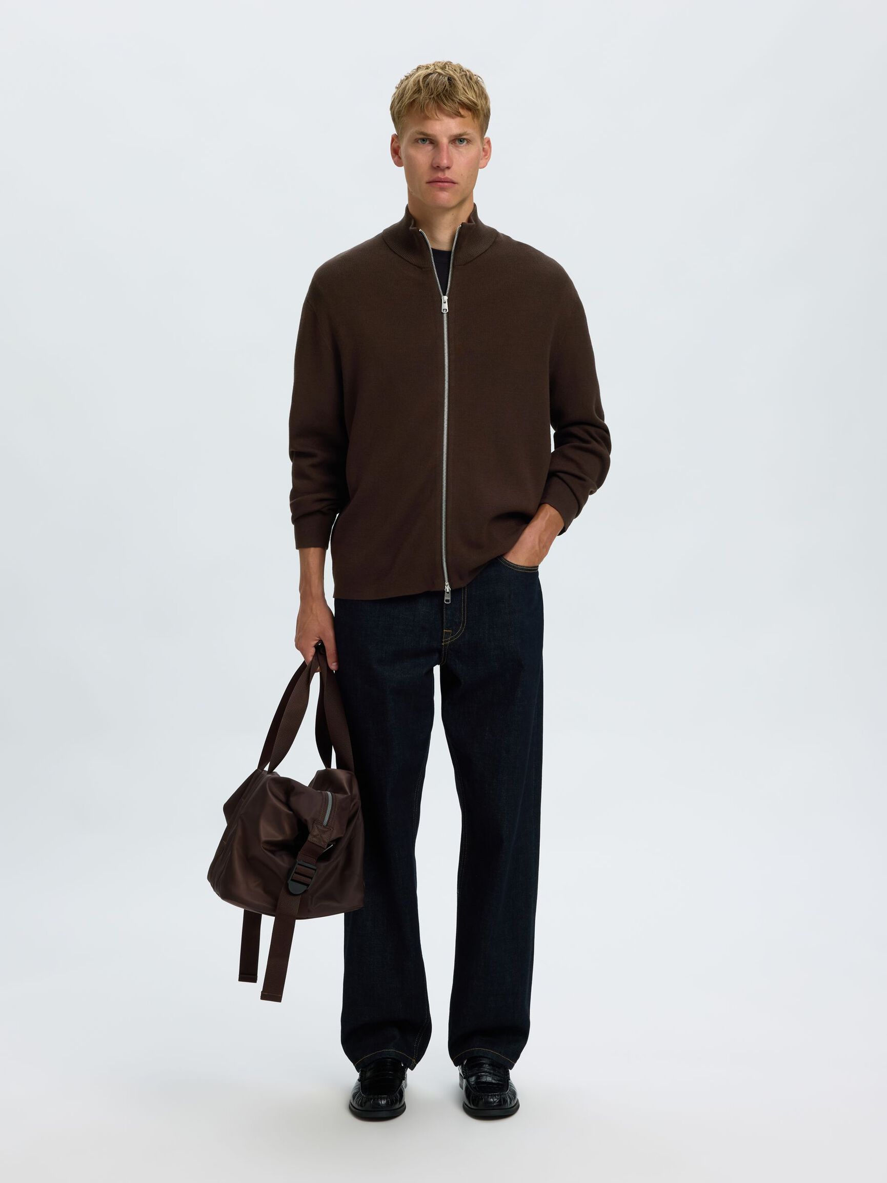 RELAXED FIT CARDIGAN, Delicioso, highres