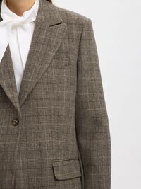 100% WOL SINGLE-BREASTED BLAZER, Delicioso, highres