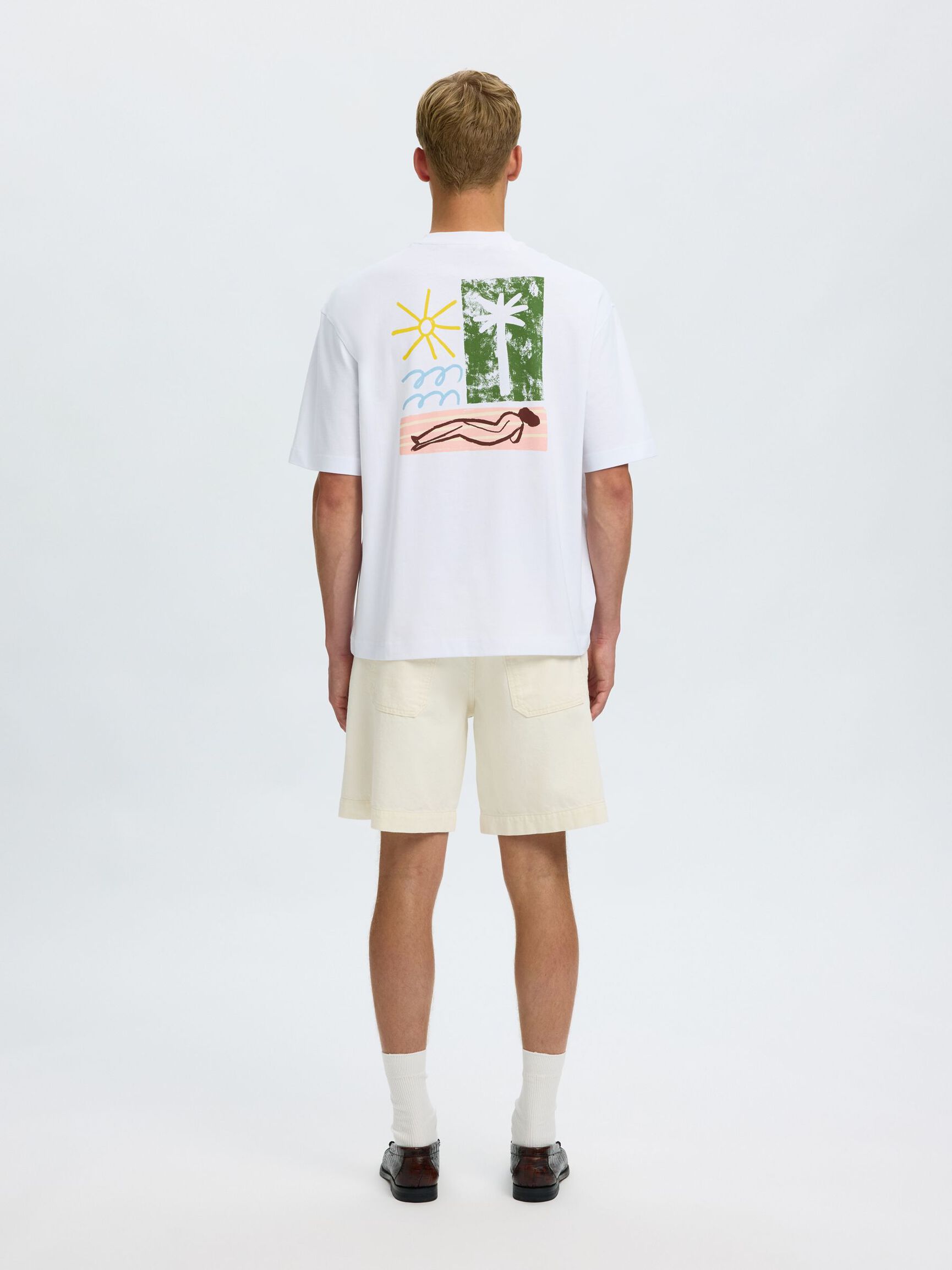 RELAXED FIT T-SHIRT, Bright White, highres