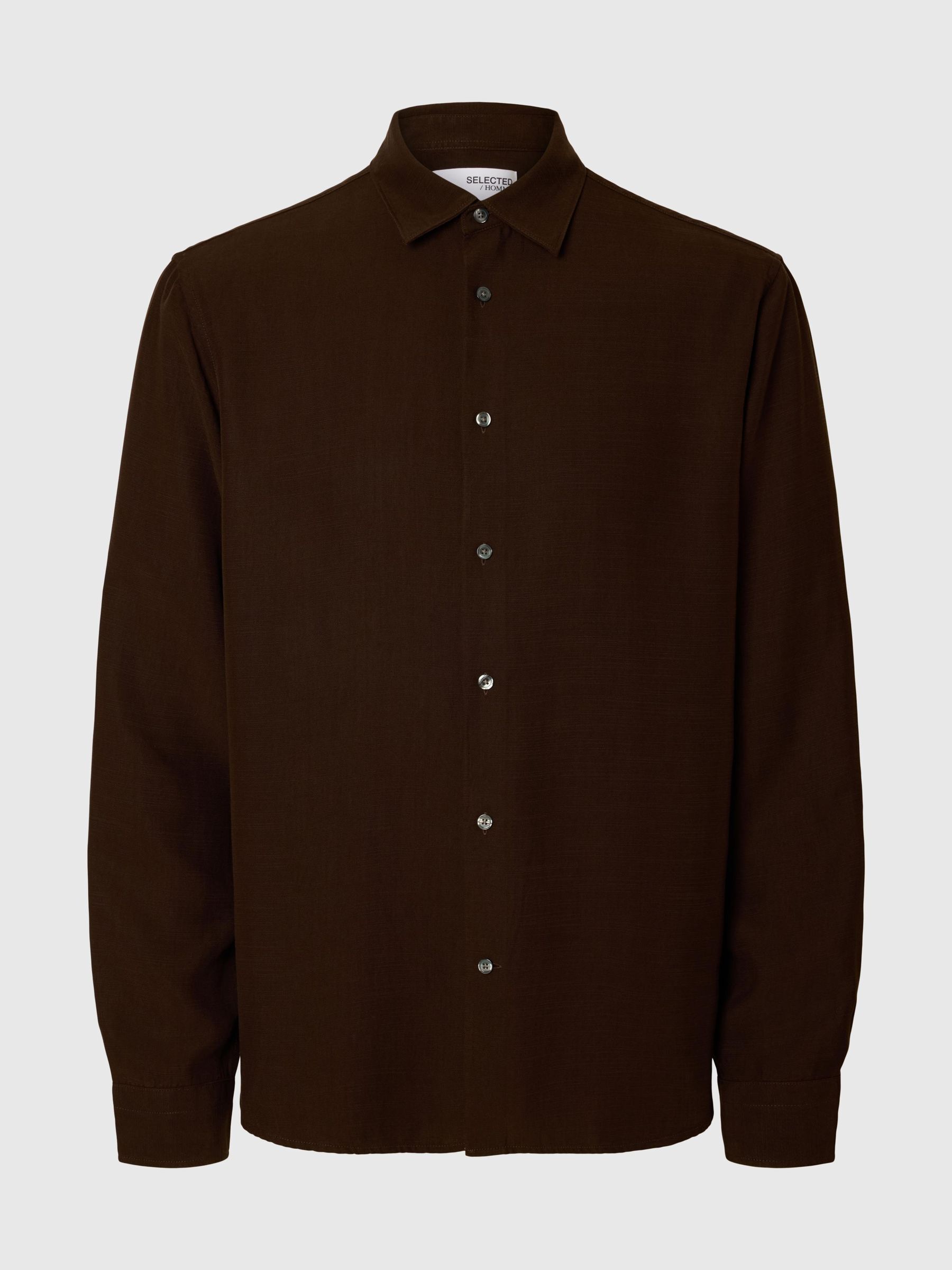 AVSLAPPNAD PASSFORM SKJORTA, Demitasse, highres