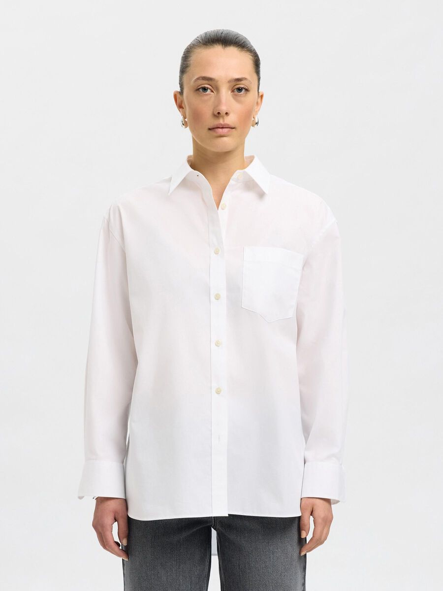 Selected OVERSIZED BAUMWOLL LANGARMHEMD, Bright White, highres - 16098134_BrightWhite_003.jpg