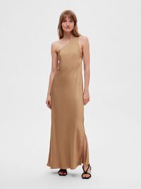 ONE SHOULDER MAXI DRESS, Tigers Eye, highres