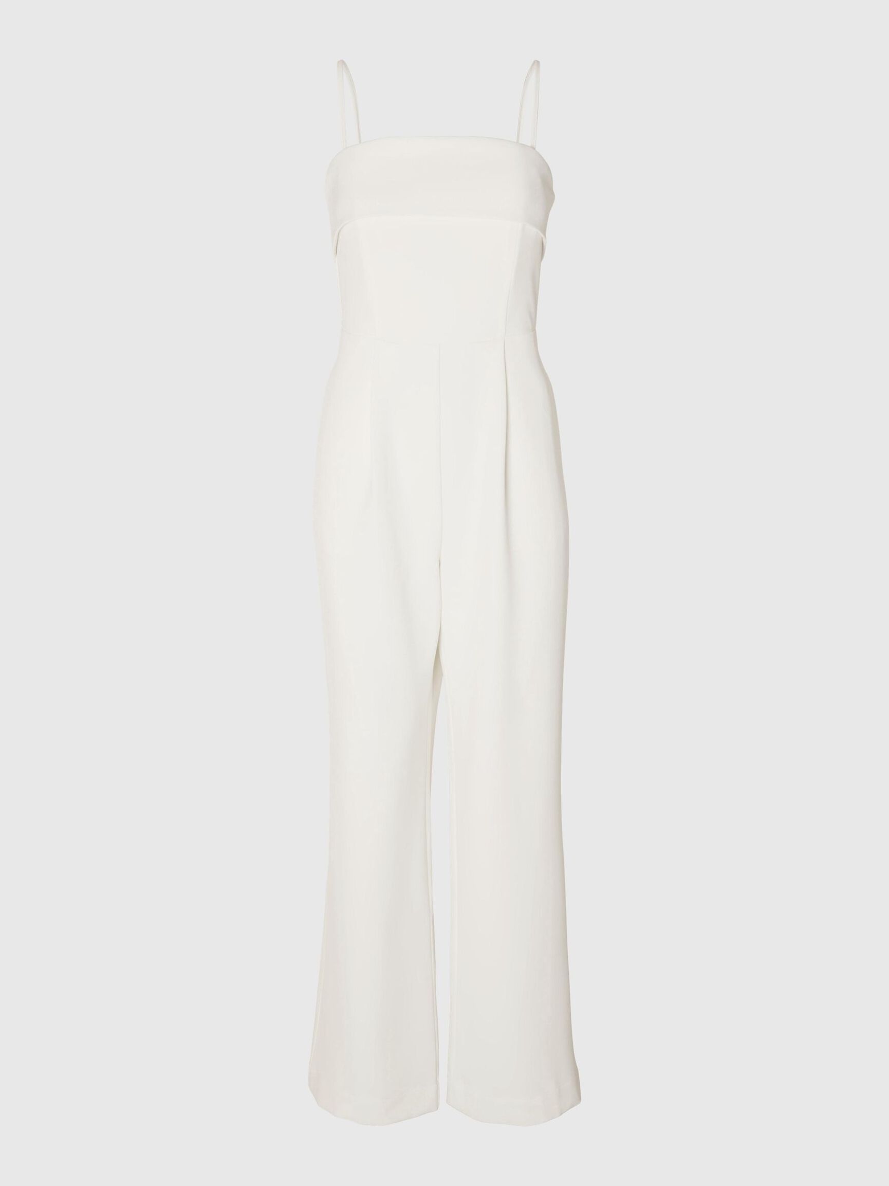 SLEEVELESS JUMPSUIT, Snow White, highres