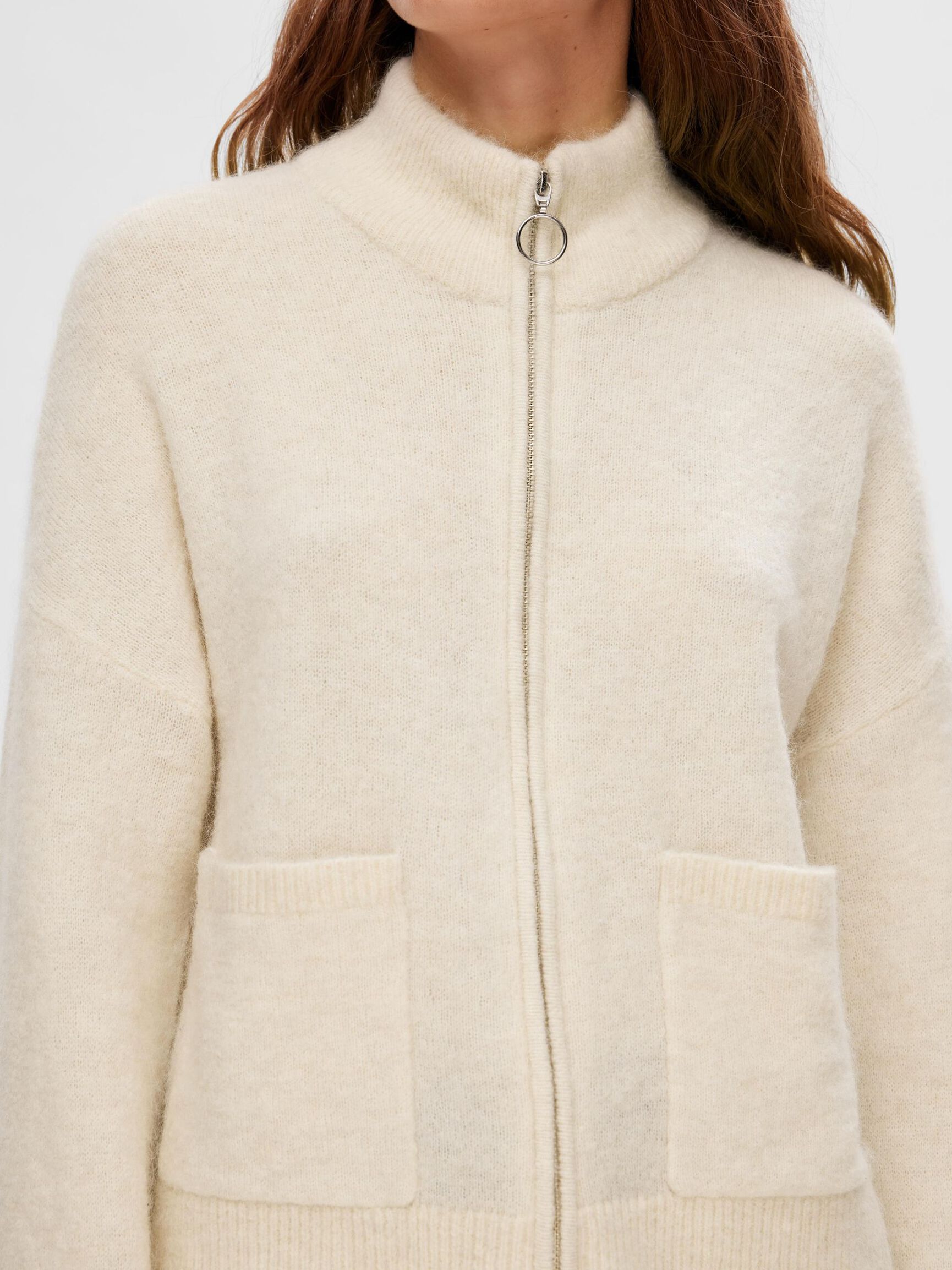 ULDBLANDING CARDIGAN, Birch, highres