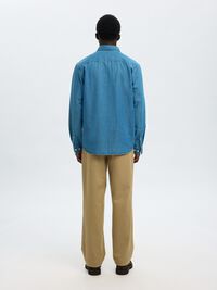 CAMICIA DI JEANS, Medium Blue Denim, highres