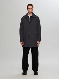 POLSTRET 2-I-1 FRAKKE, Black, highres