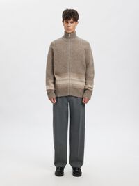 COUPE DÉCONTRACTÉE PANTALON, Grey Melange, highres