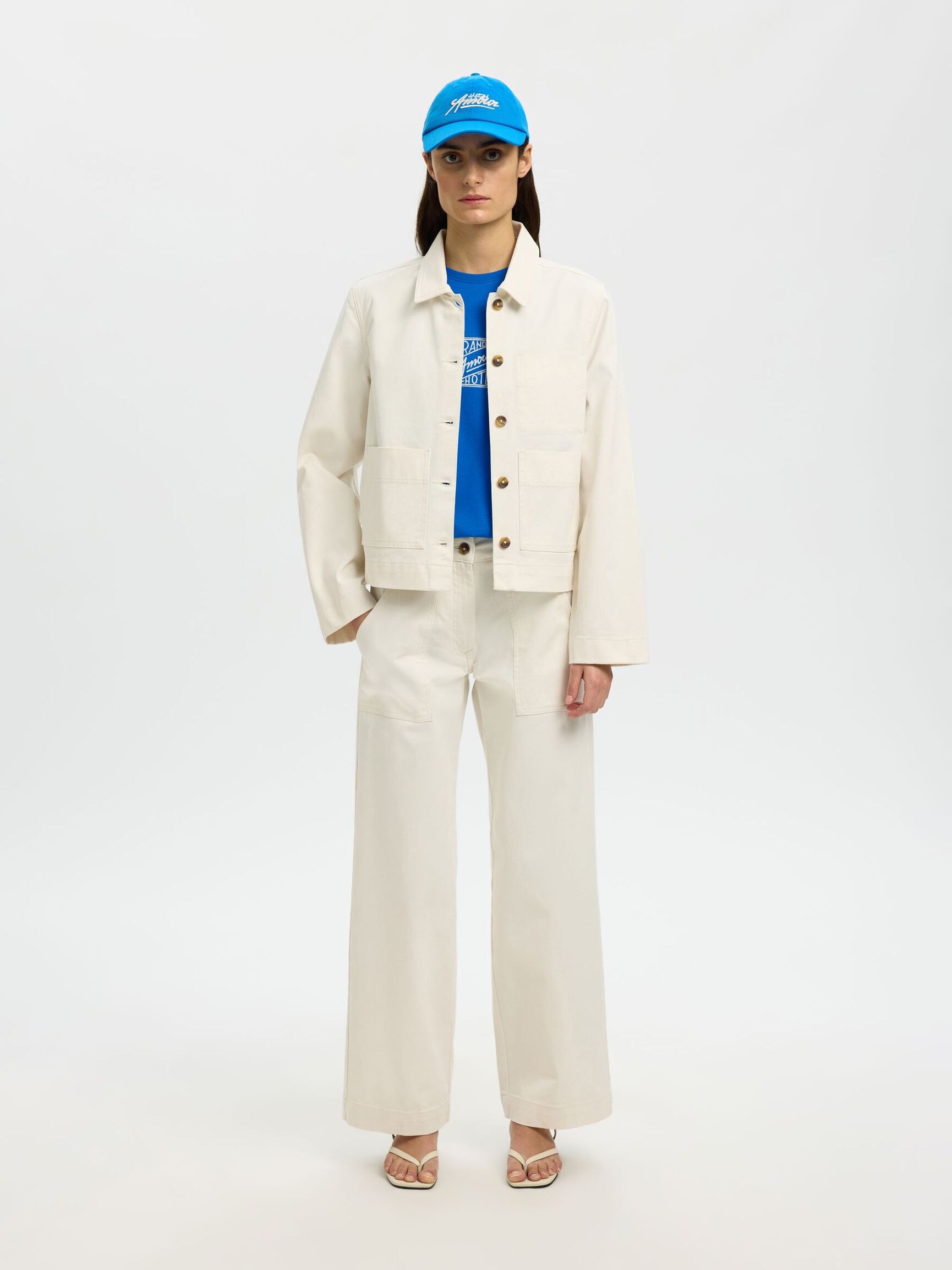 RELAXED FIT T-SHIRT, Victoria Blue, highres