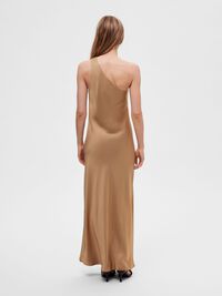 ONE SHOULDER MAXI DRESS, Tigers Eye, highres