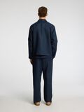 Selected 100% LINEN OVERSHIRT, Outer Space, highres - 16098995_OuterSpace_004.jpg