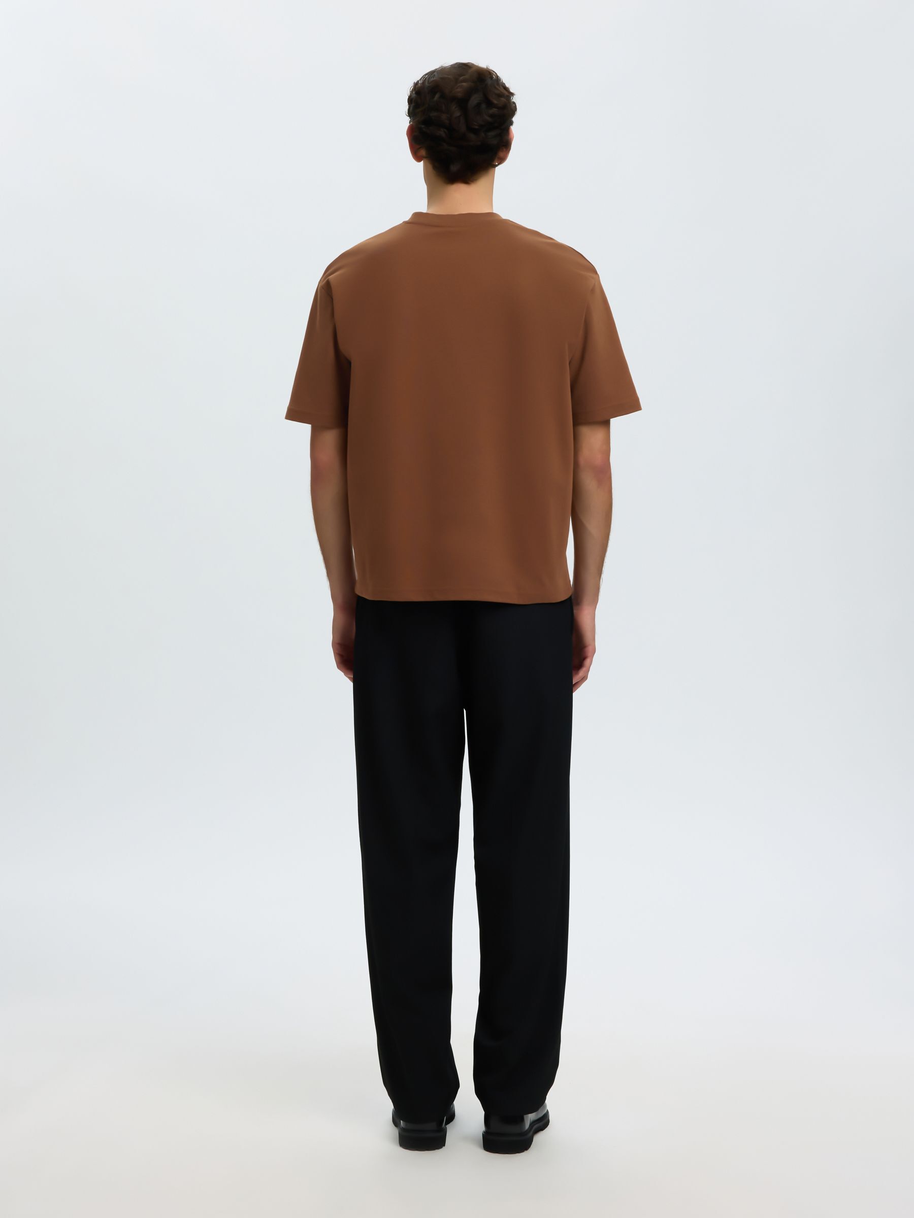 LOOSE FIT T-SHIRT, Toffee, highres