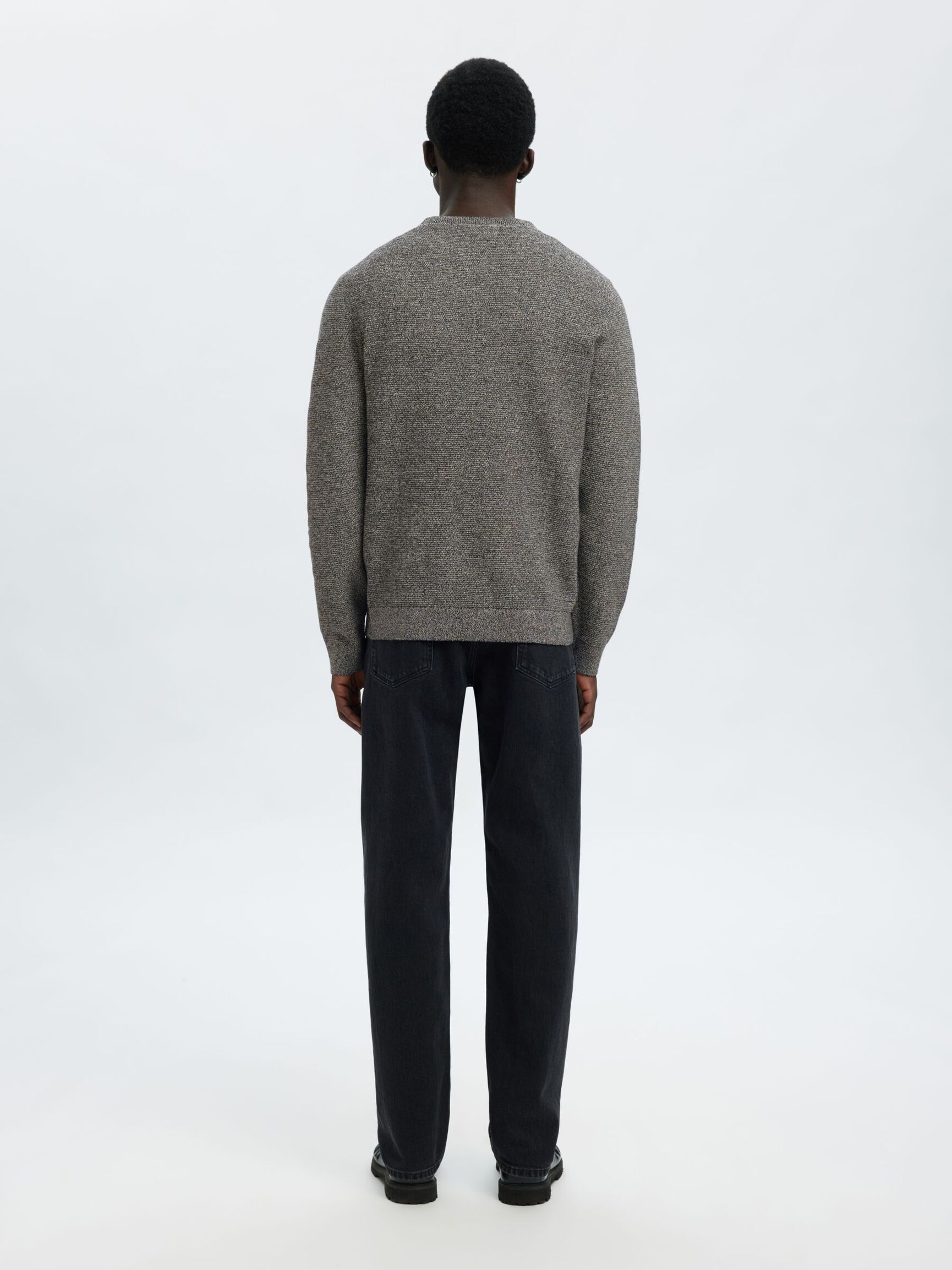 MAGLIONE GIROCOLLO, Black, highres