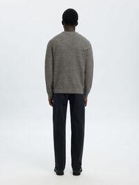 MAGLIONE GIROCOLLO, Black, highres