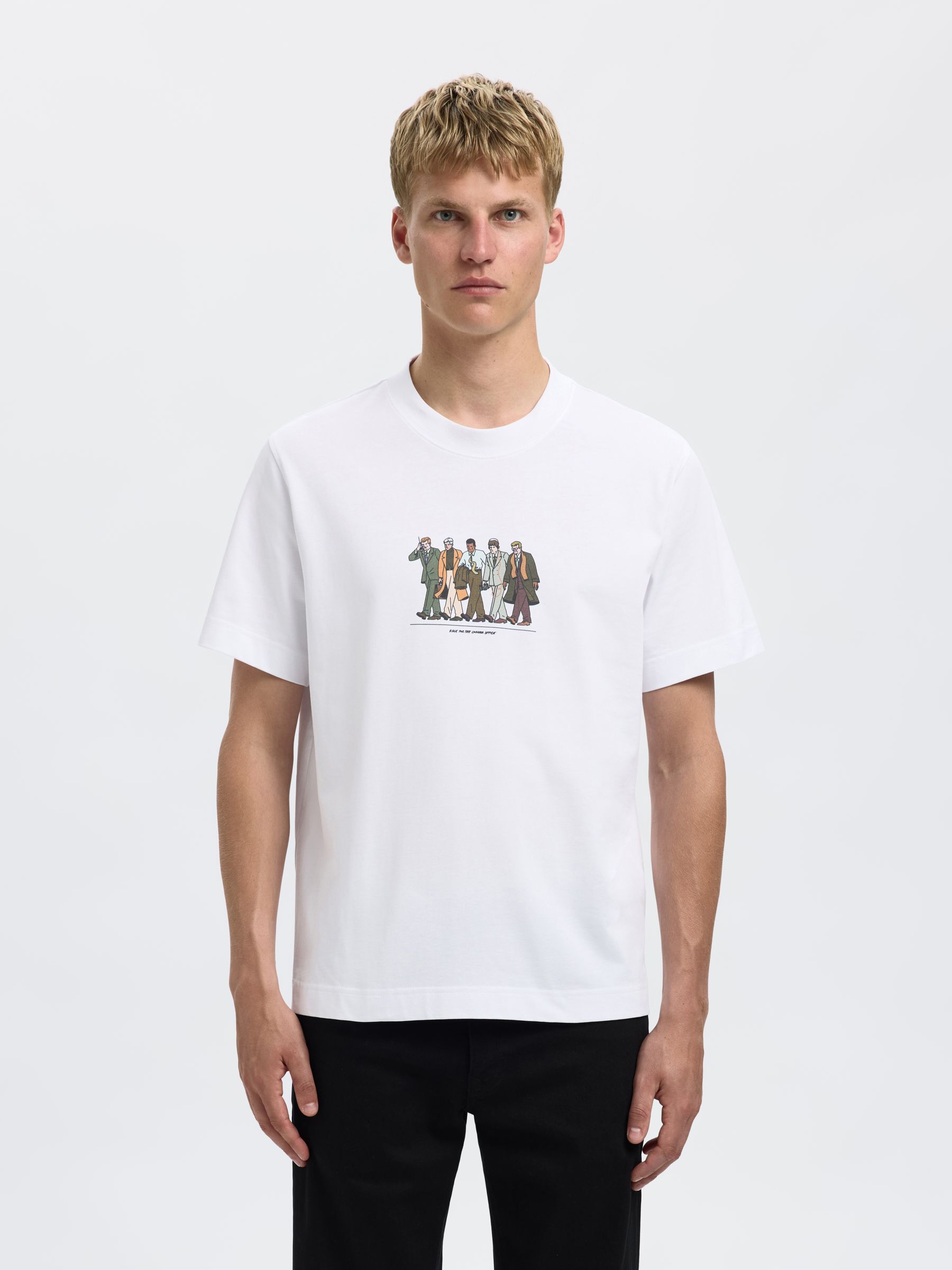 PRINTED REGULAR FIT T-SHIRT, Bright White, highres