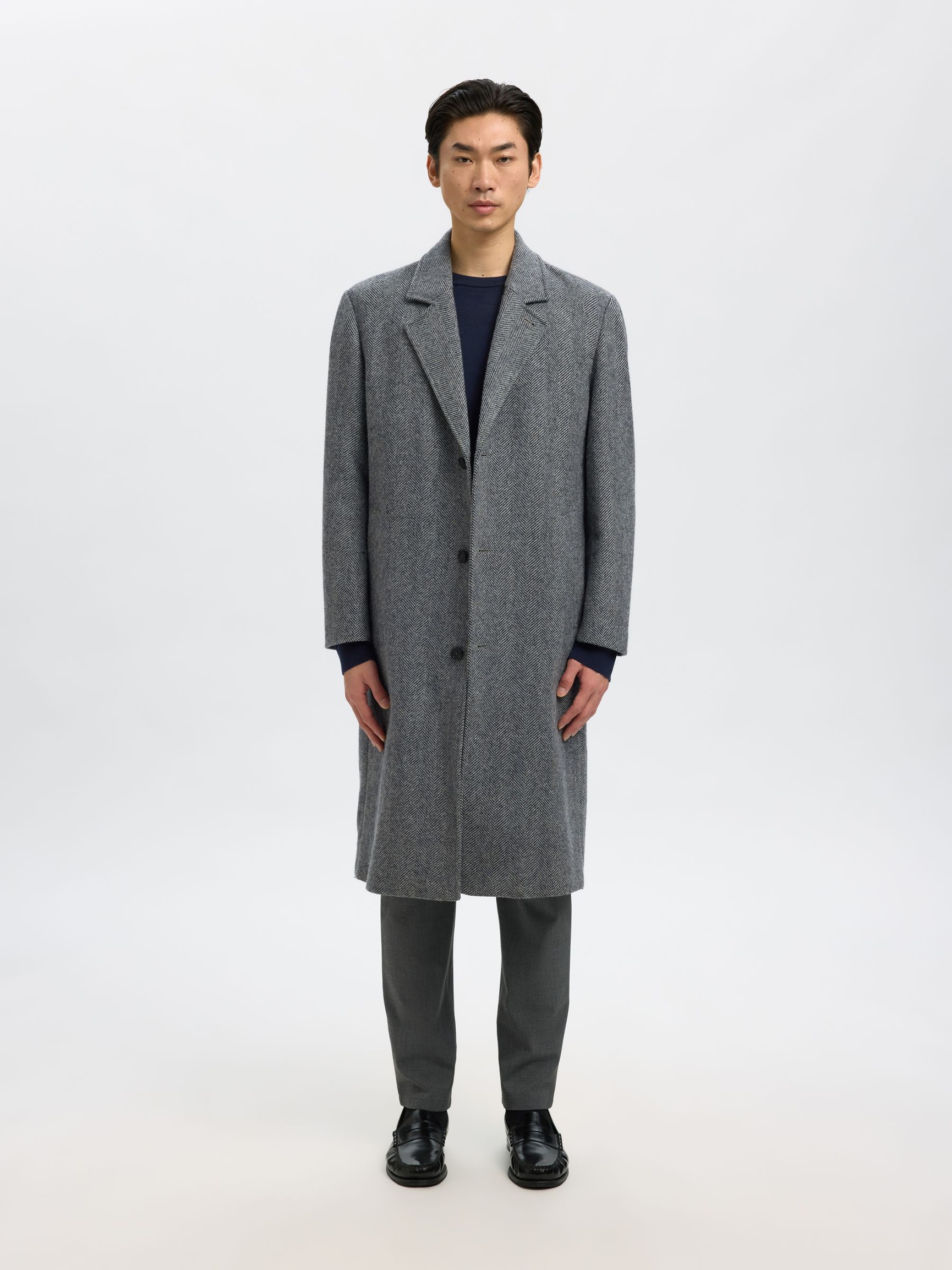 100 % LAINE MÉRINOS PULLOVER, Navy Blazer, highres