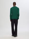 Selected 100% MERINO WOOL CREWNECK JUMPER, Rain Forest, highres - 16094647_RainForest_004.jpg
