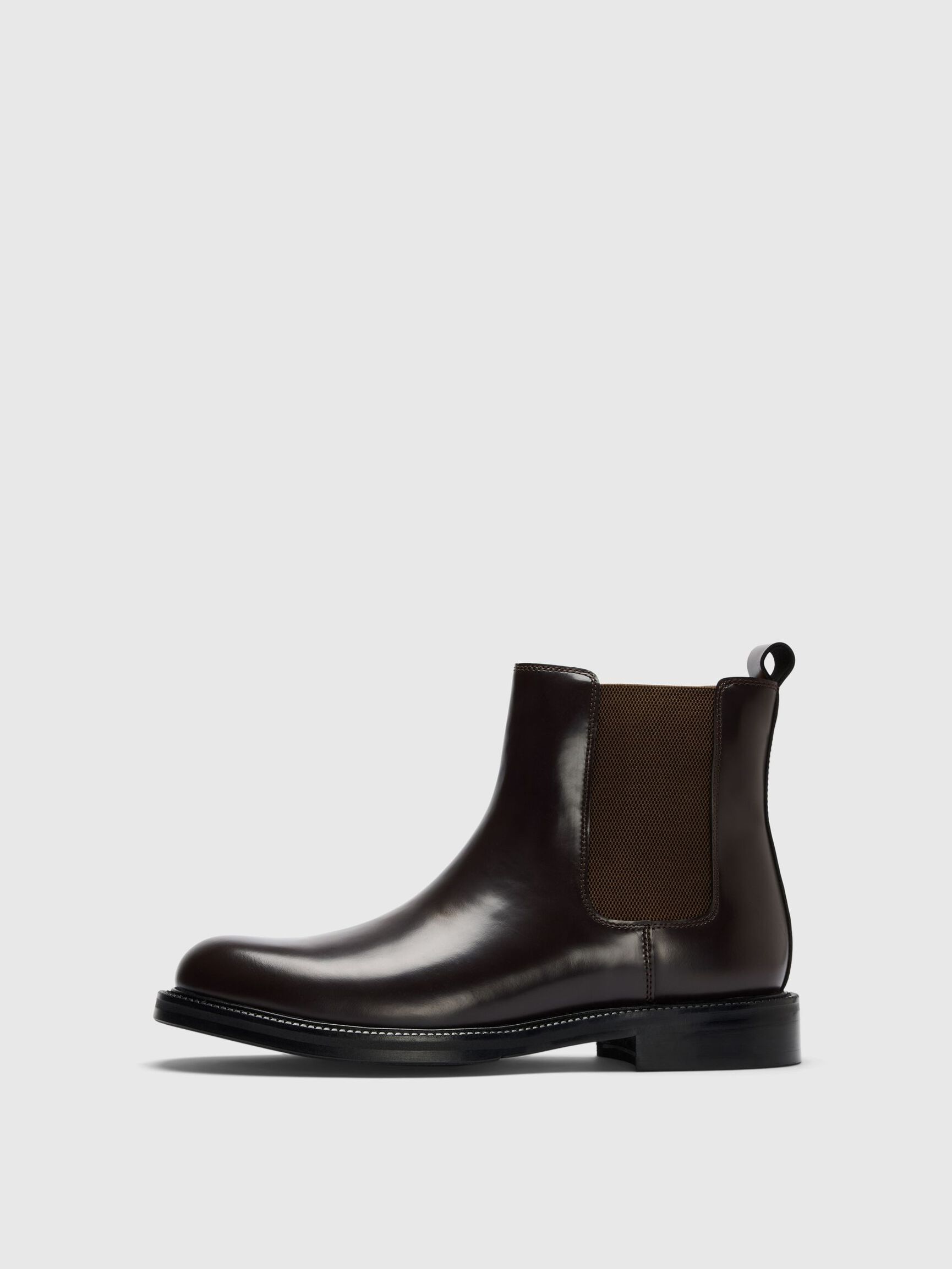 LEATHER CHELSEA BOOTS, Demitasse, highres