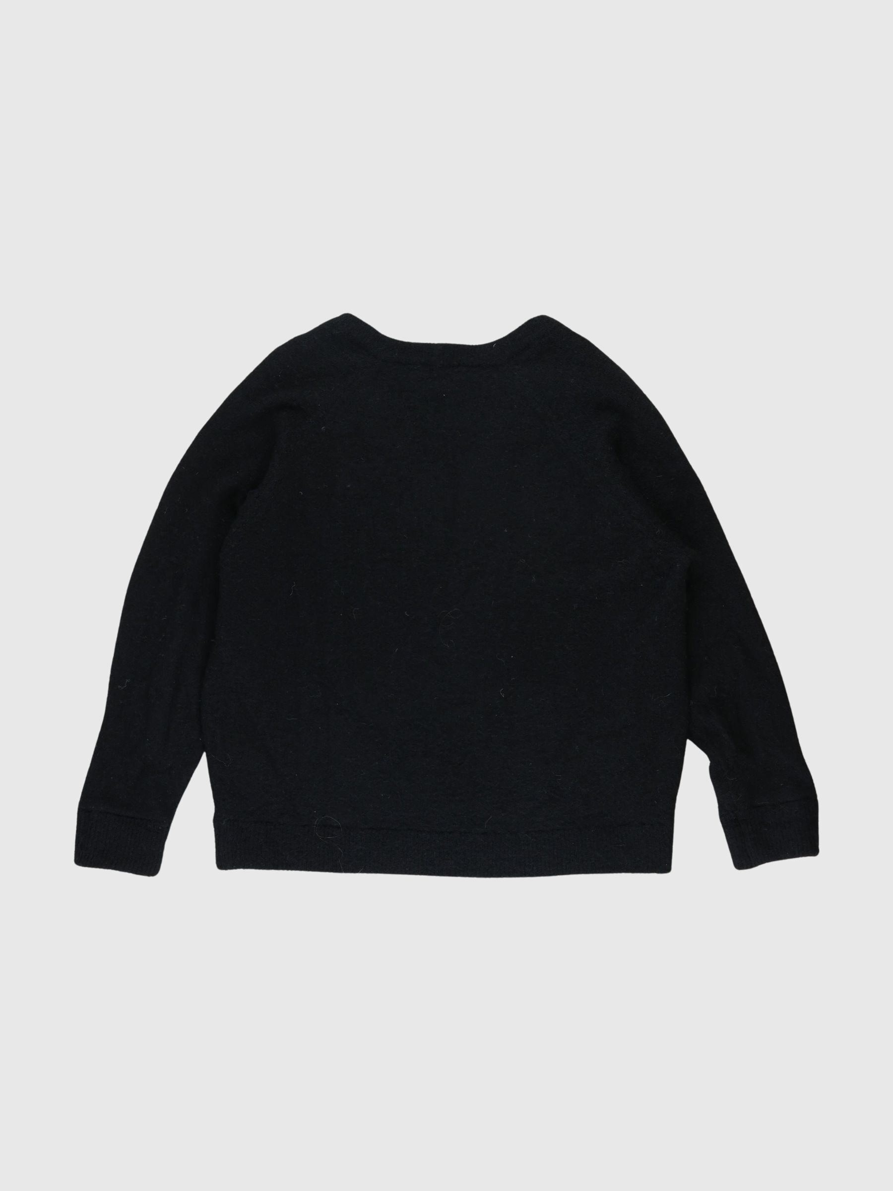 PULLOVER, Black, highres