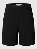 Selected WIDE FIT HØJTALJEDE SHORTS, Black, highres - 16097726_Black_001.jpg