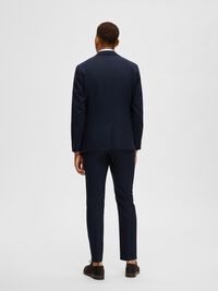GEWEVEN WOLMIX BLAZER, Navy Blazer, highres