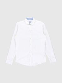 SLIM FIT HEMD, Bright White, highres