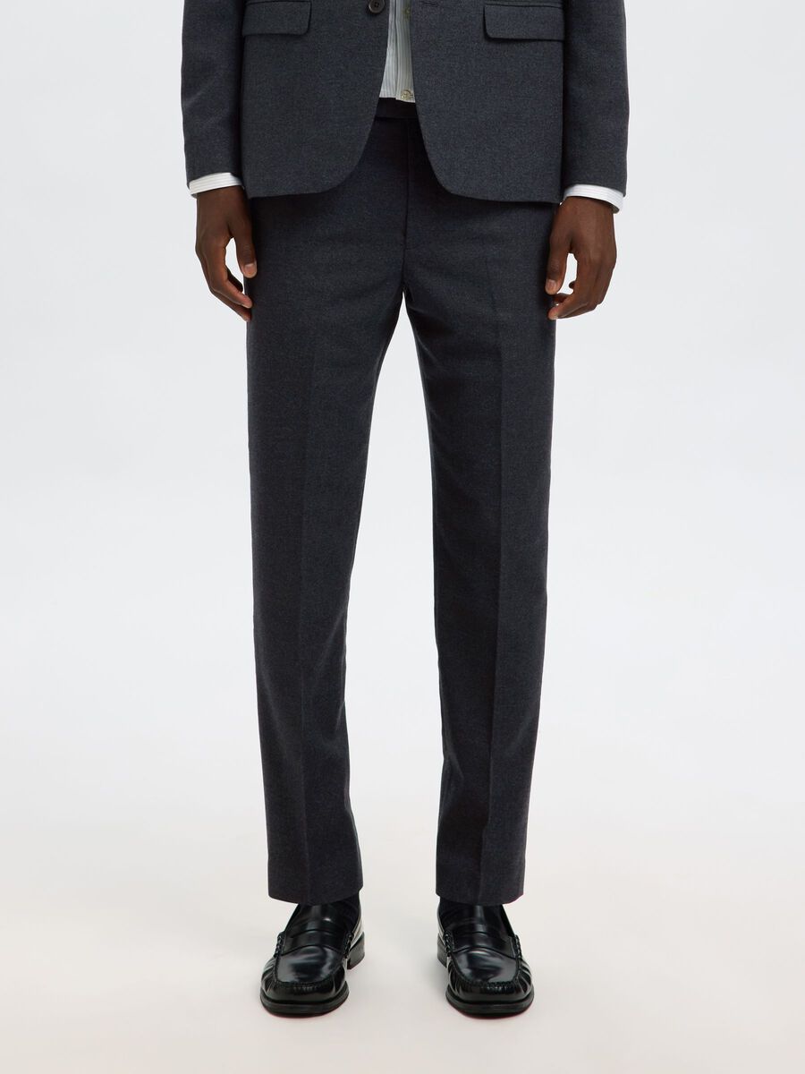 Product tile image - KARIERTER WOLLGEMISCH ANZUGHOSE, Dark Sapphire | 16094333_DarkSapphire_1116331