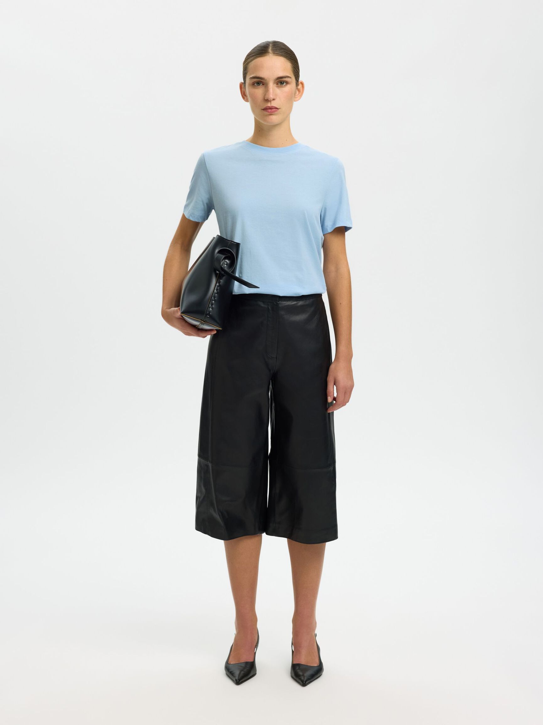 CLASSIC COTTON T-SHIRT, Cashmere Blue, highres