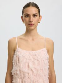 STRAP MIDI DRESS, Pale Dogwood, highres