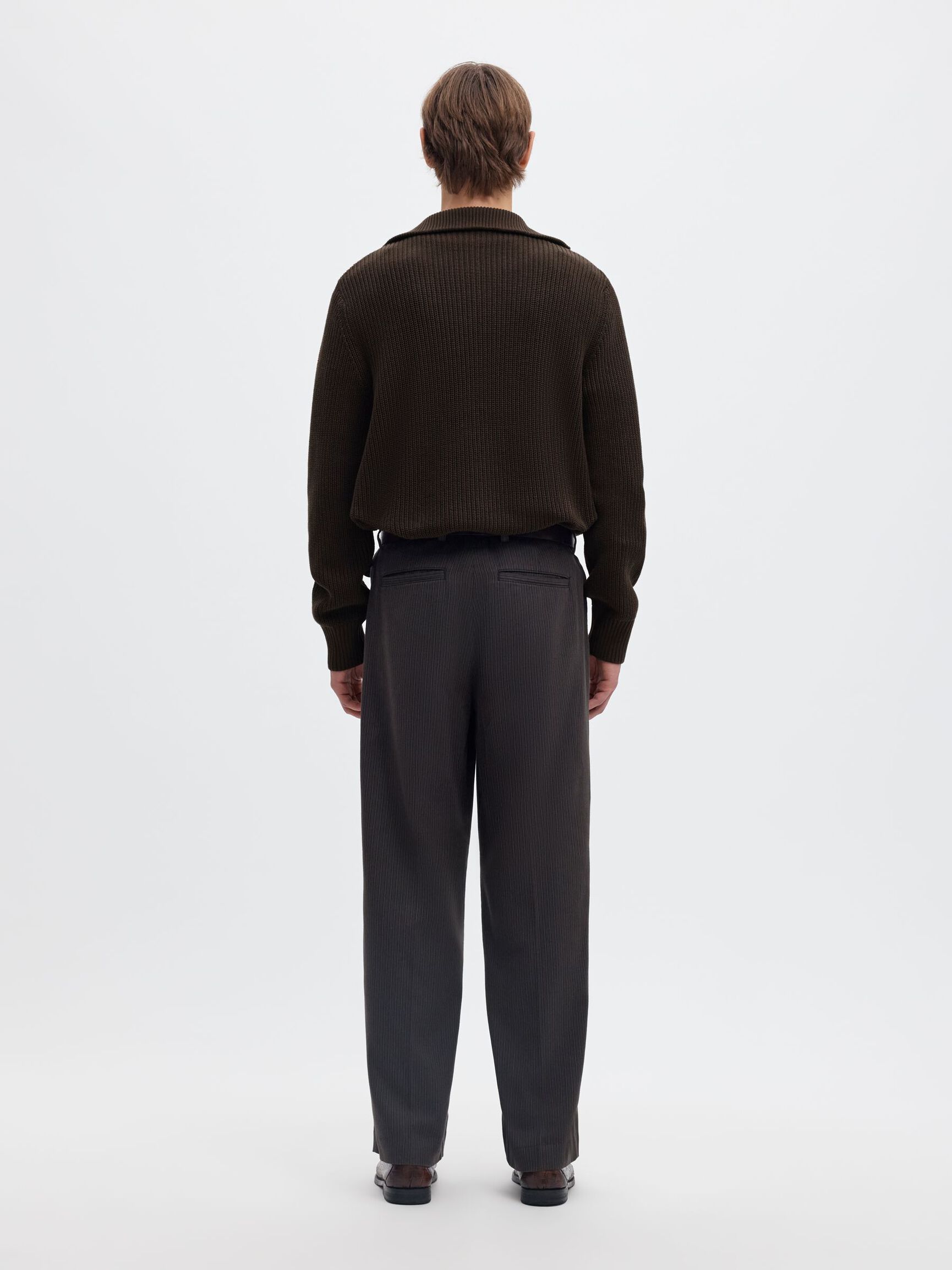 RIBBED ORGANIC COTTON HALF-ZIP JUMPER, Delicioso, highres