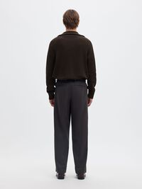 RIBBED ORGANIC COTTON HALF-ZIP JUMPER, Delicioso, highres