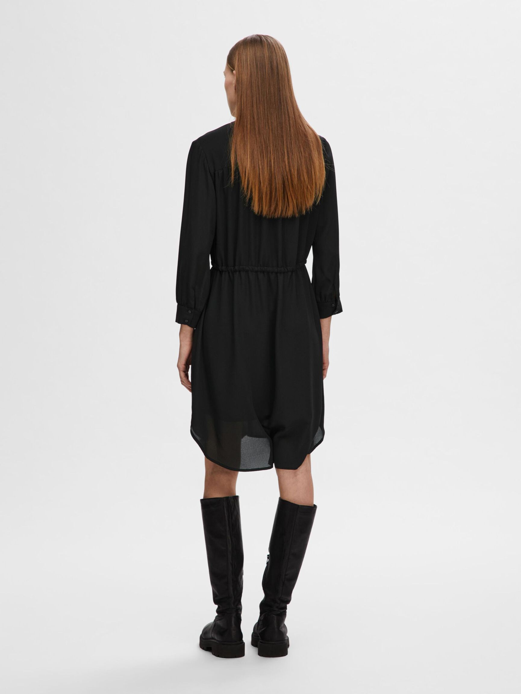 LOOSE FIT MINIKLEID, Black, highres