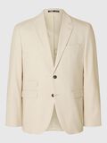 Selected SINGLE BREASTED SLIM-FIT BLAZER, Egret, highres - 16090946_Egret_001.jpg