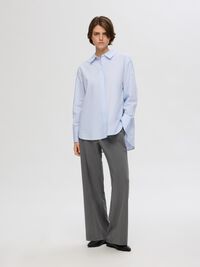 100% BAUMWOLL HEMD, Cashmere Blue, highres