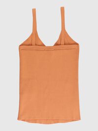 RIB - STRIKKET TOP, Caramel, highres