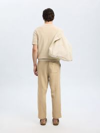 LINEN BLEND TROUSERS, Pure Cashmere, highres