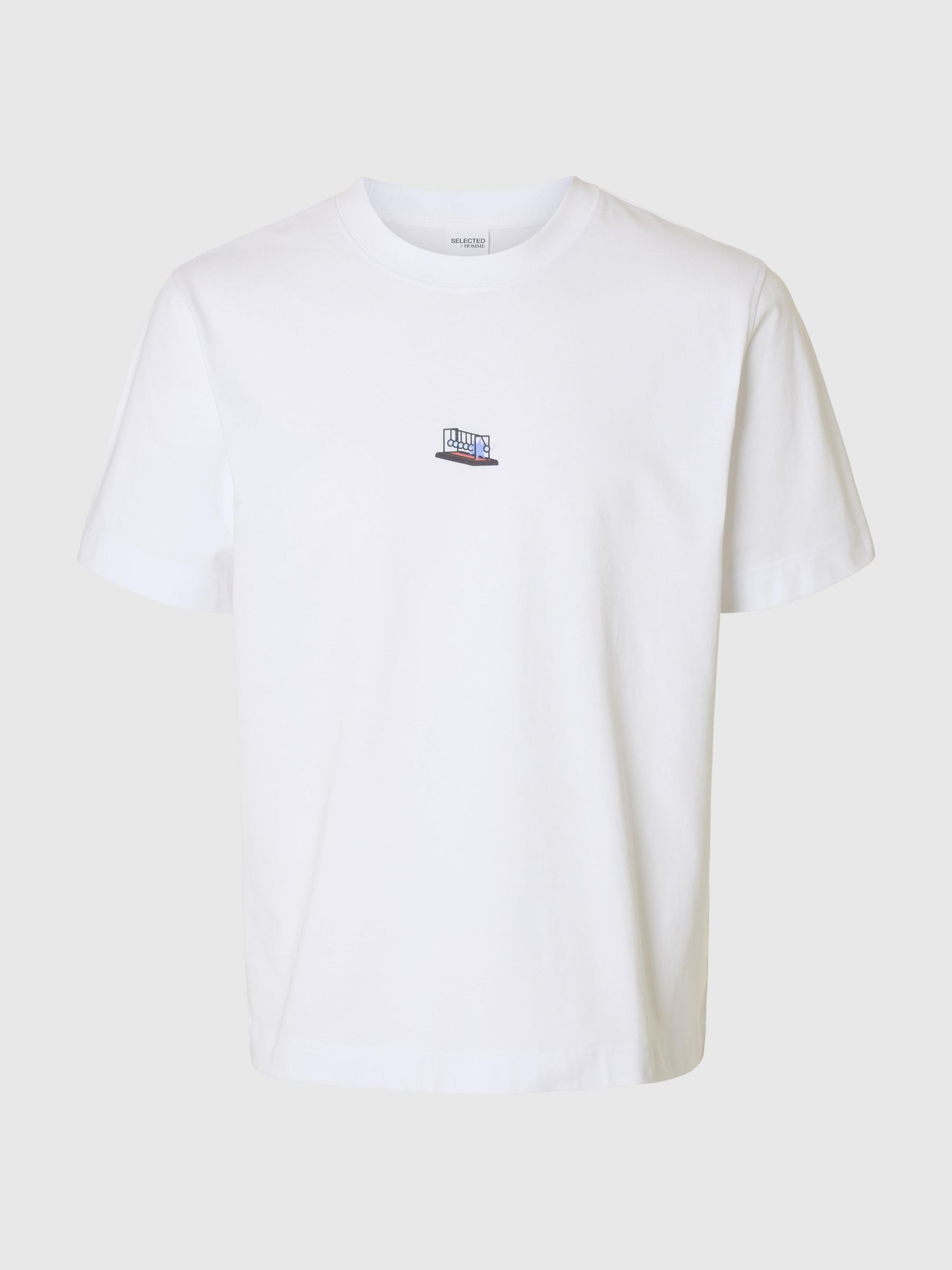 PRINTED REGULAR FIT T-SHIRT, Bright White, highres