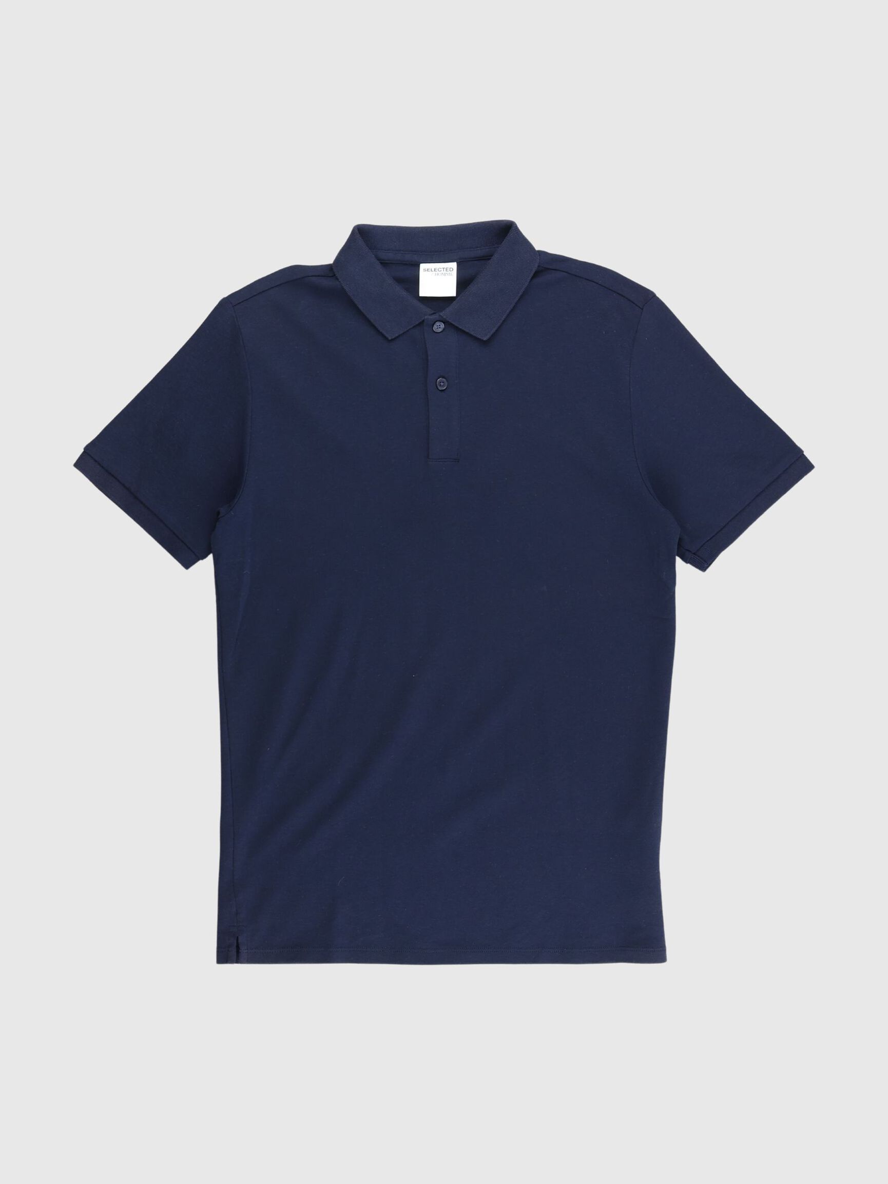 SHORT-SLEEVED JERSEY POLO SHIRT, Cashmere Blue, highres