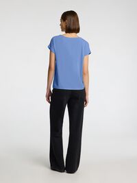 U-BOOT-AUSSCHNITT T-SHIRT, Cashmere Blue, highres
