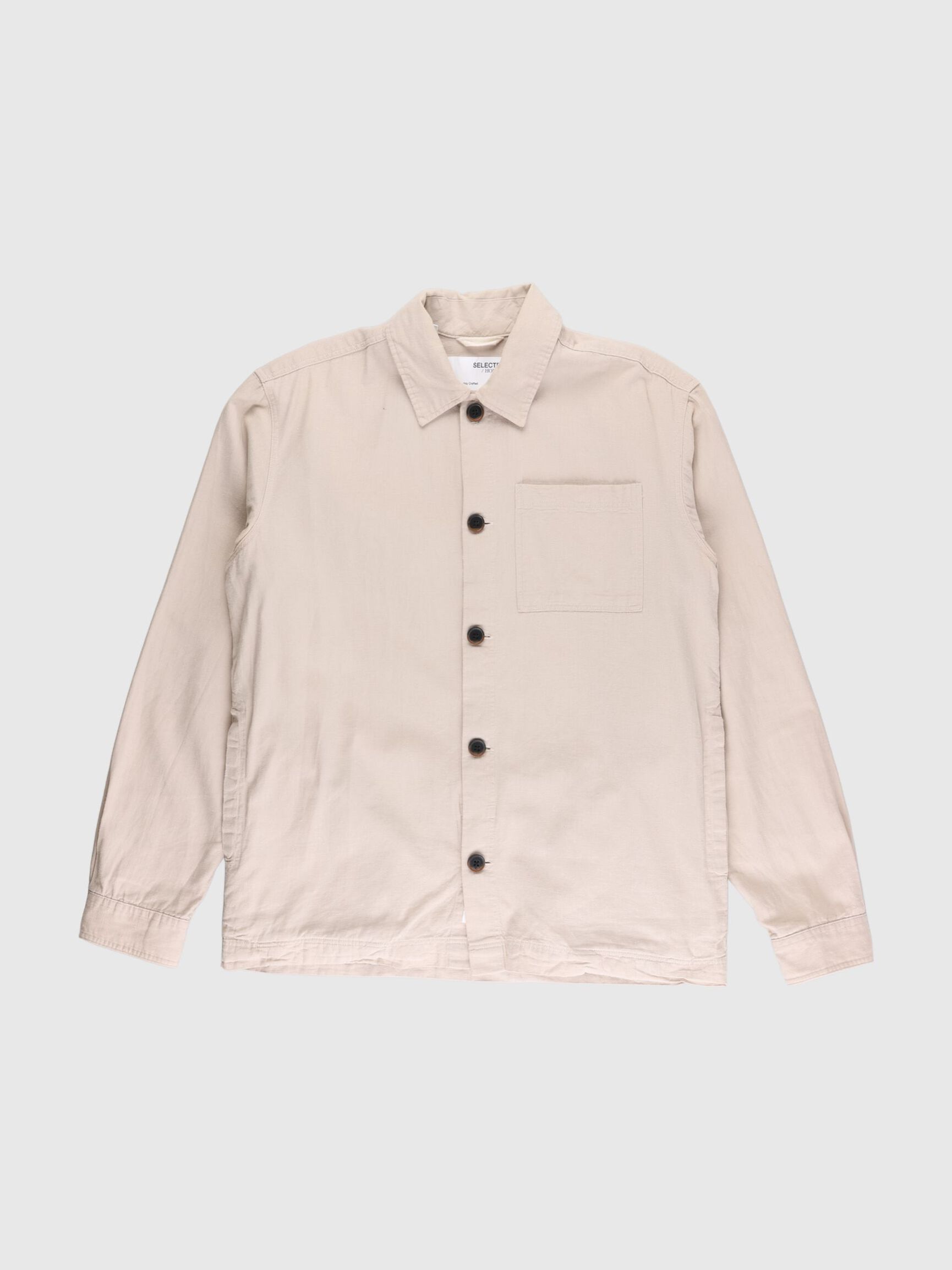 LONG-SLEEVED OVERSHIRT, Angora, highres