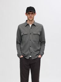 KLASSISCHES OVERSHIRT, Granite Grey, highres