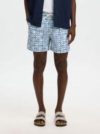 TRYCK BADSHORTS, Dusty Blue, highres