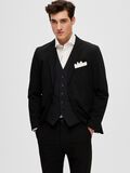 Selected VISCOSE BLEND SLIM FIT  WAISTCOAT, Black, highres - 16089406_Black_008.jpg