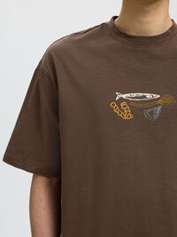 IMPRIMÉE T-SHIRT, Turkish Coffee, highres