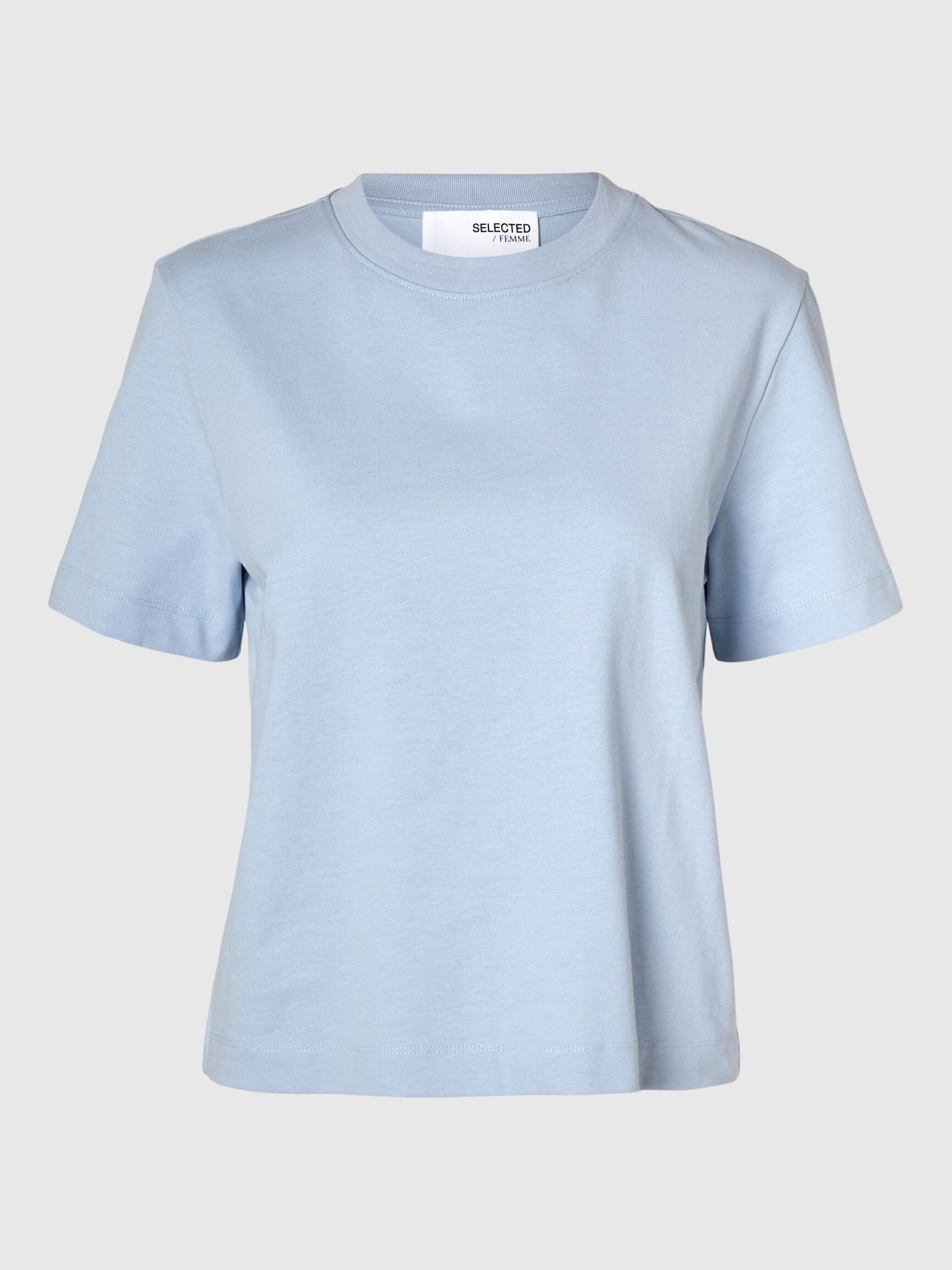 BOXY T-SHIRT, Cashmere Blue, highres