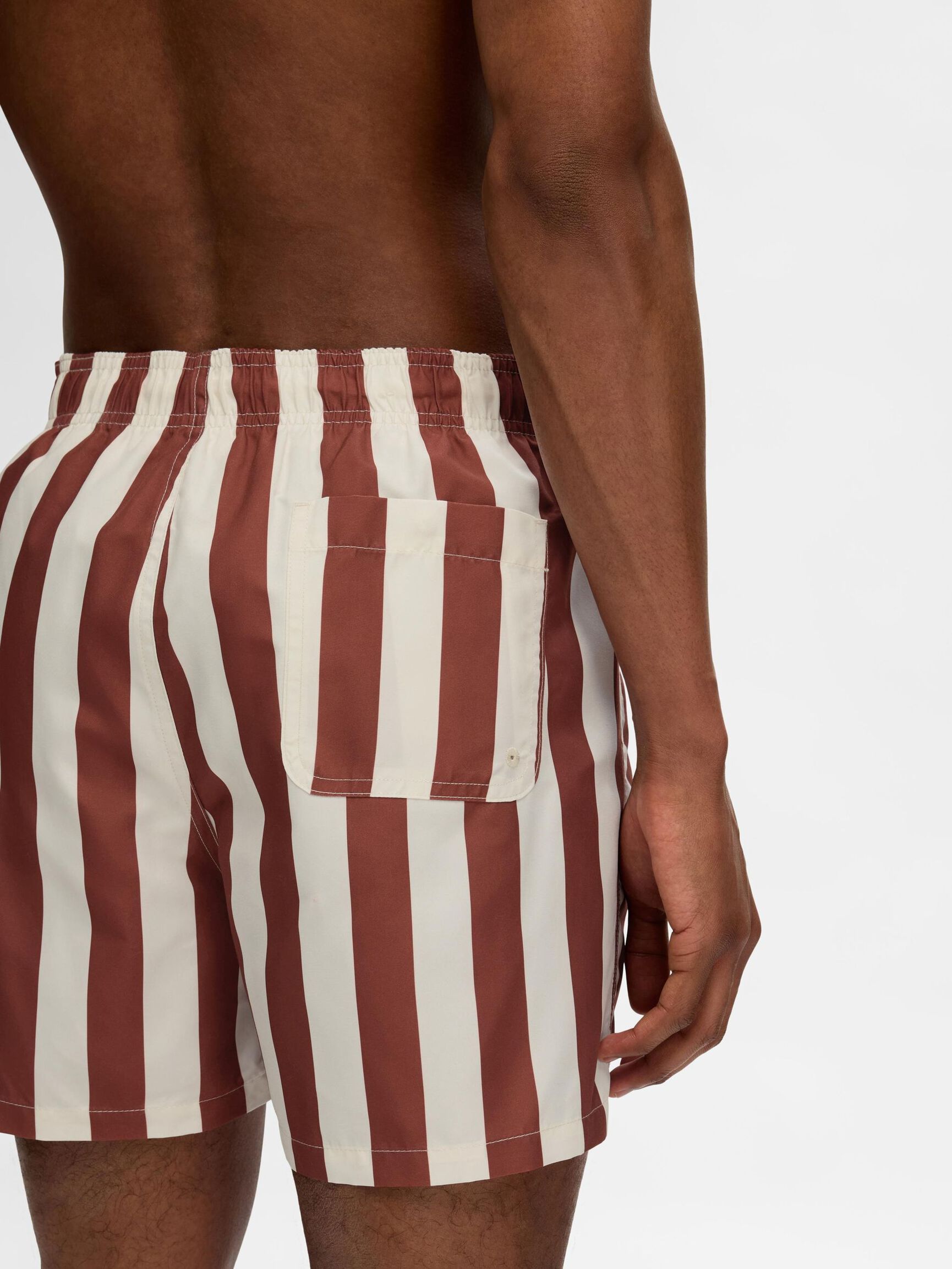 PRINTED SWIM SHORTS, Burnt Henna, highres