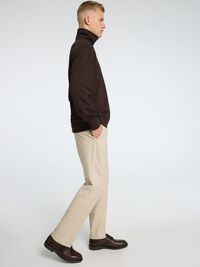 196 STRAIGHT FIT HOSE, Light Grey Melange, highres